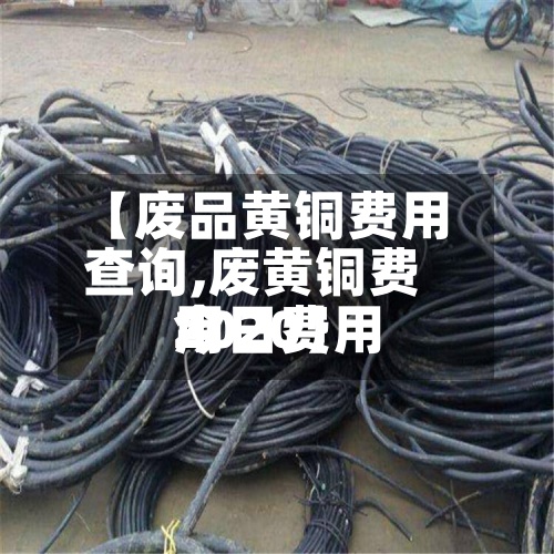 【废品黄铜费用
查询,废黄铜费用
今日费用
2020】