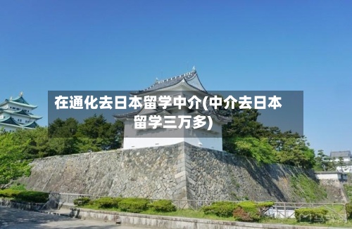 在通化去日本留学中介(中介去日本留学三万多)