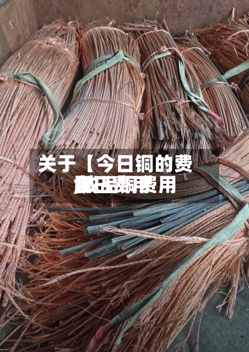 关于【今日铜的费用
,成品铜费用
今日费用
】