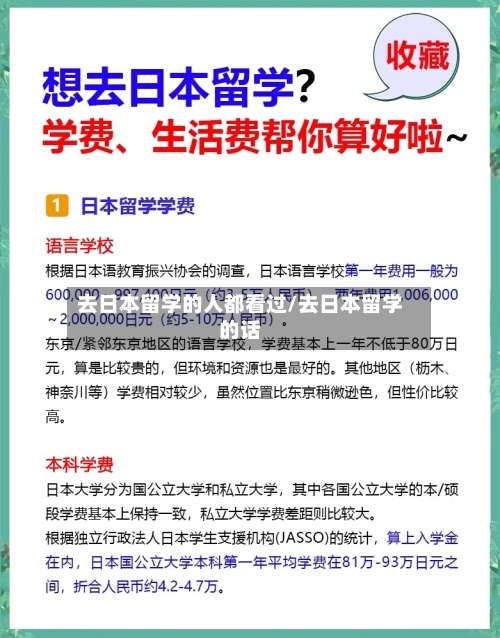 去日本留学的人都看过/去日本留学的话-第2张图片