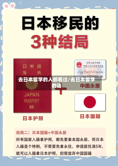 去日本留学的人都看过/去日本留学的话-第3张图片