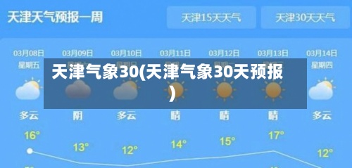 天津气象30(天津气象30天预报)-第3张图片