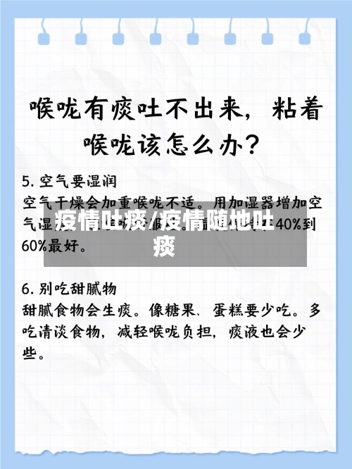 疫情吐痰/疫情随地吐痰