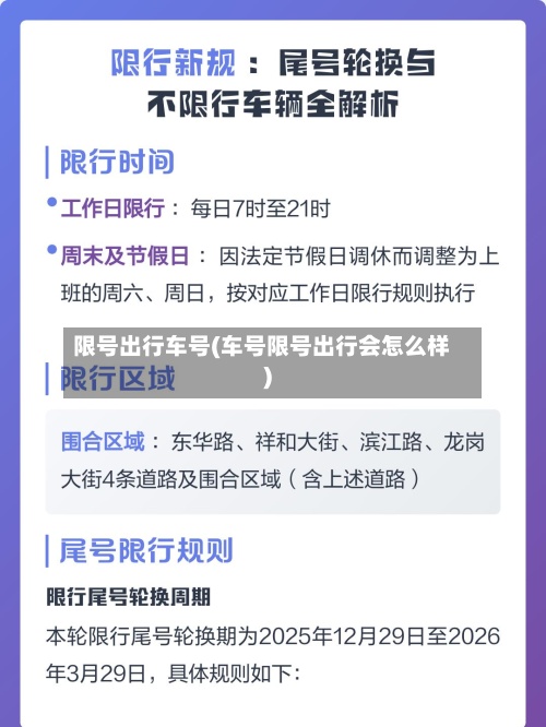 限号出行车号(车号限号出行会怎么样)