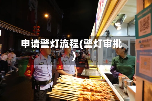 申请警灯流程(警灯审批)-第2张图片