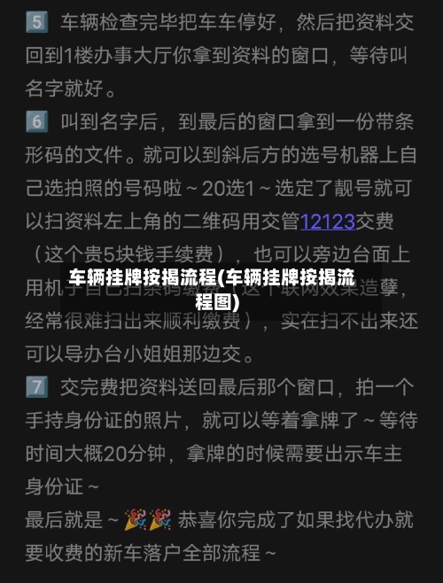车辆挂牌按揭流程(车辆挂牌按揭流程图)-第2张图片