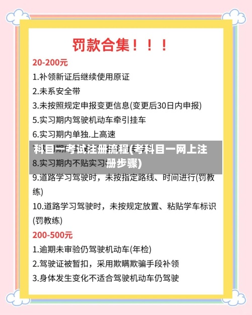 科目一考试注册流程(考科目一网上注册步骤)-第2张图片