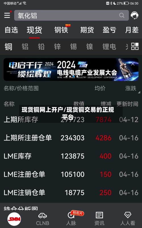 现货铜网上开户/现货铜交易的正规平台-第3张图片