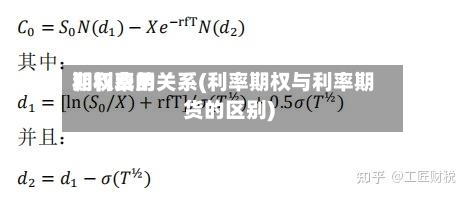 期权费用
和利率的关系(利率期权与利率期货的区别)