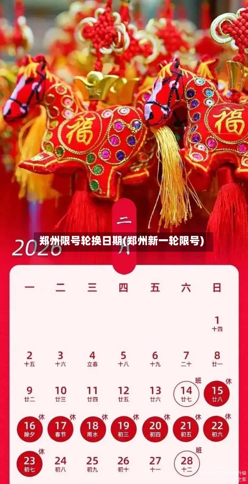 郑州限号轮换日期(郑州新一轮限号)-第2张图片
