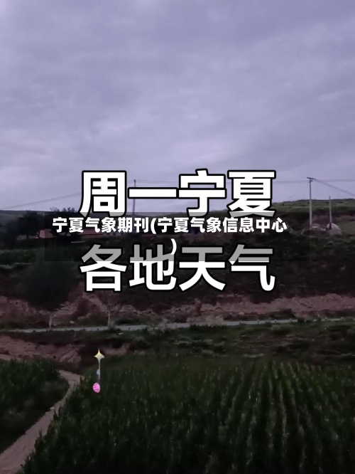 宁夏气象期刊(宁夏气象信息中心)