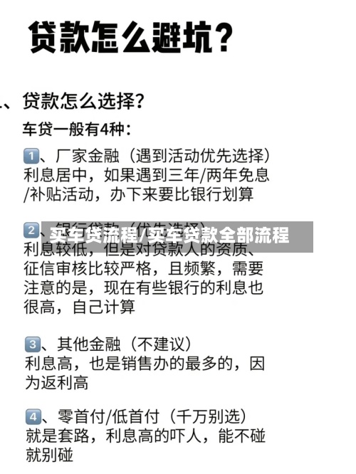 买车贷流程/买车贷款全部流程-第3张图片