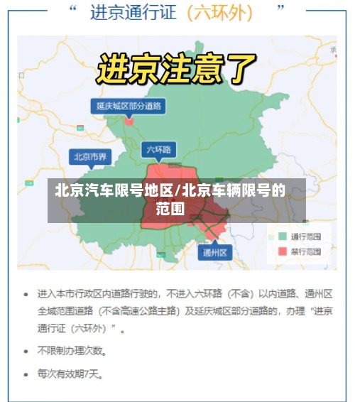 北京汽车限号地区/北京车辆限号的范围-第2张图片