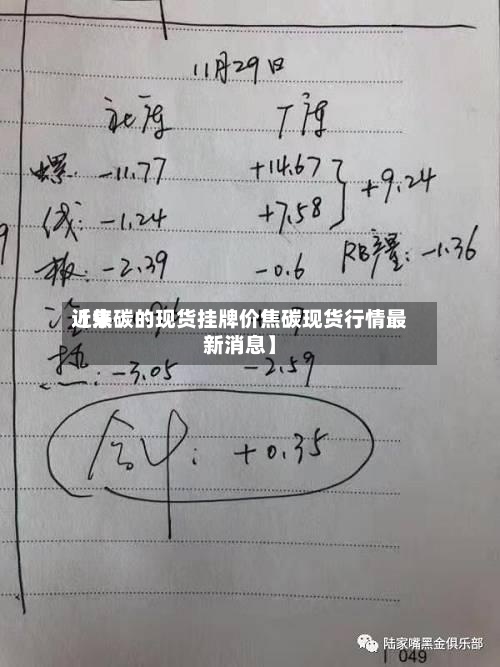 近来
【焦碳的现货挂牌价焦碳现货行情最新消息】-第2张图片