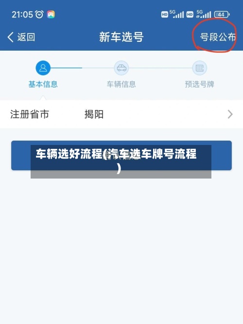 车辆选好流程(汽车选车牌号流程)