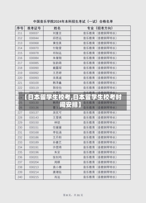 【日本留学生校考,日本留学生校考时间安排】