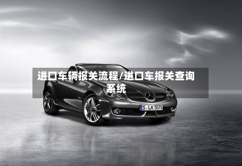 进口车辆报关流程/进口车报关查询系统-第3张图片