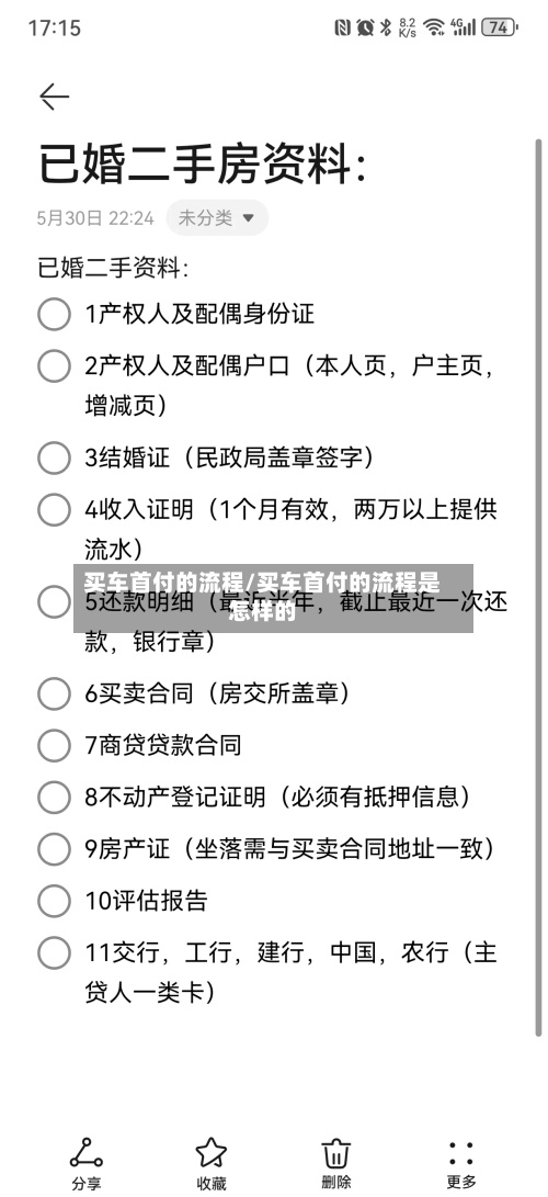 买车首付的流程/买车首付的流程是怎样的-第3张图片
