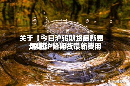 关于【今日沪铅期货最新费用
,今日沪铅期货最新费用
走势】-第3张图片
