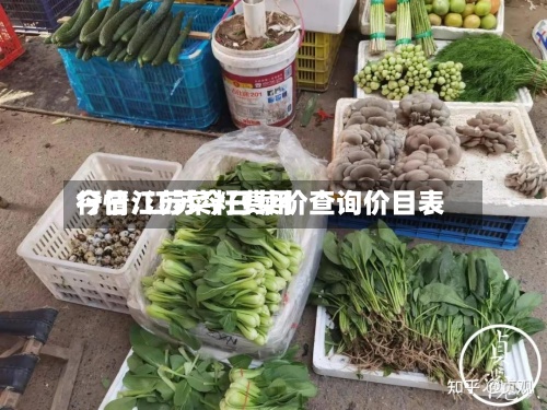 今日江苏菜籽费用行情/江苏今日菜价查询价目表