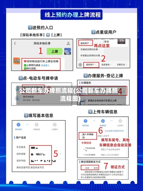 公司新车办牌照流程(公司新车办牌照流程图)