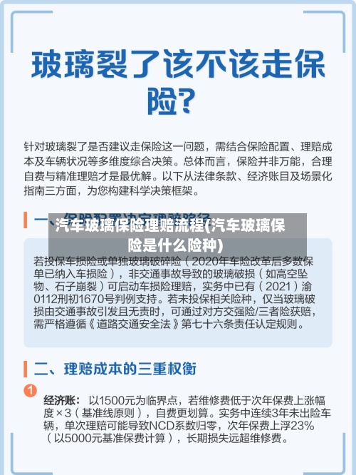 汽车玻璃保险理赔流程(汽车玻璃保险是什么险种)