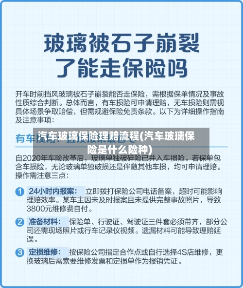汽车玻璃保险理赔流程(汽车玻璃保险是什么险种)-第2张图片