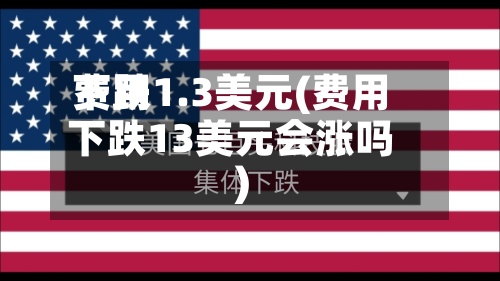 费用
下跌1.3美元(费用
下跌13美元会涨吗)-第2张图片