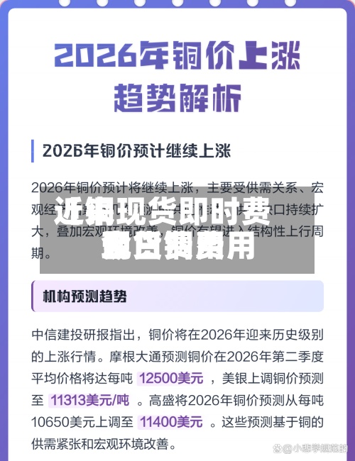 近来
【铜现货即时费用
现货铜费用
今日费用
】