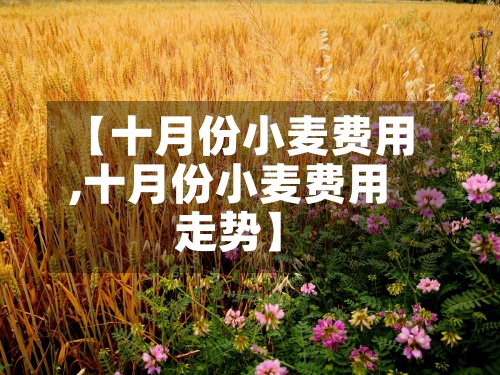 【十月份小麦费用
,十月份小麦费用
走势】-第2张图片