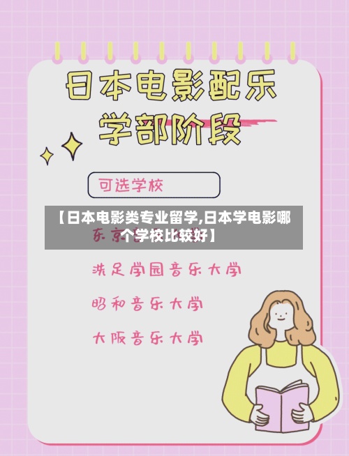 【日本电影类专业留学,日本学电影哪个学校比较好】
