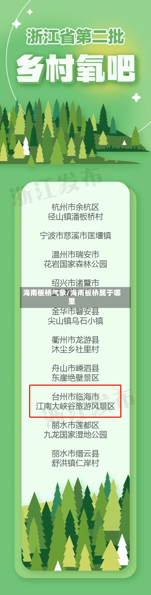 海南板桥气象/海南板桥属于哪里-第3张图片