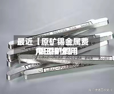 最近【原矿锡金属费用
,锡原矿费用
今日报价】-第2张图片