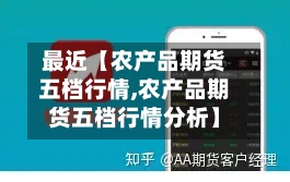 最近【农产品期货五档行情,农产品期货五档行情分析】-第3张图片