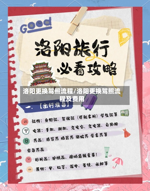洛阳更换驾照流程/洛阳更换驾照流程及费用-第2张图片