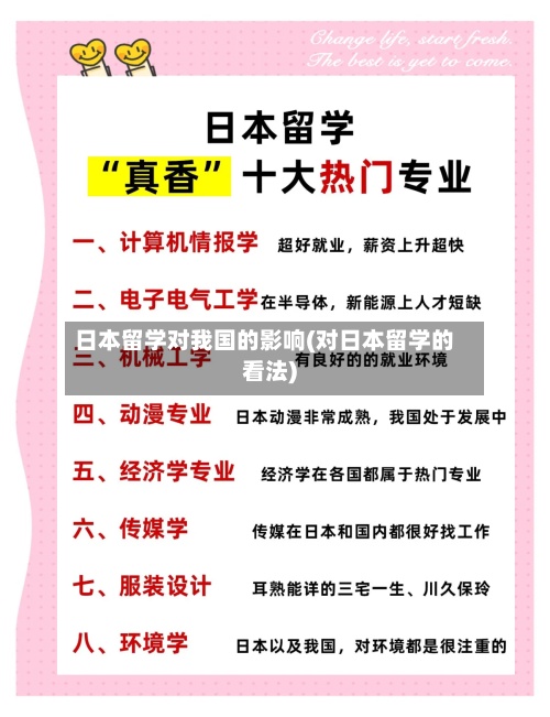 日本留学对我国的影响(对日本留学的看法)