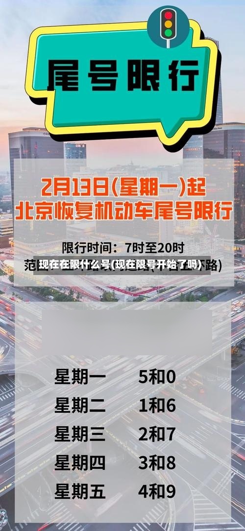现在在限什么号(现在限号开始了吗)