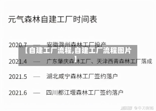 【自建工厂流程,自建工厂流程图片】-第2张图片