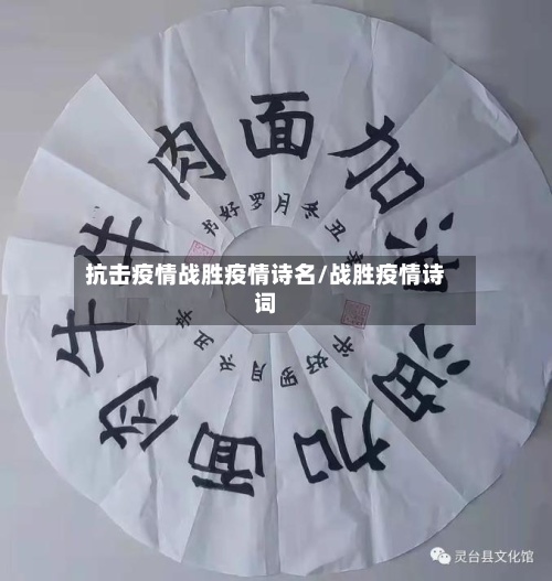 抗击疫情战胜疫情诗名/战胜疫情诗词-第2张图片