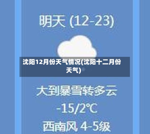 沈阳12月份天气情况(沈阳十二月份天气)-第3张图片