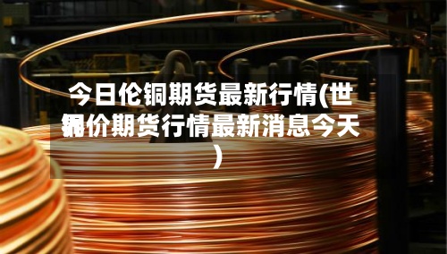 今日伦铜期货最新行情(世界铜价期货行情最新消息今天)-第2张图片
