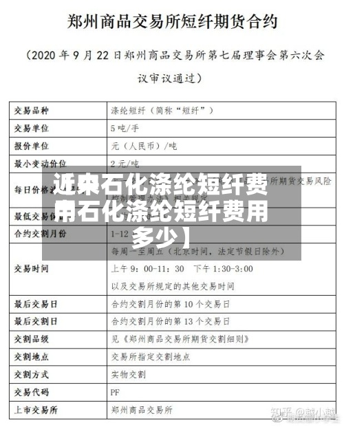 近来
【中石化涤纶短纤费用
中石化涤纶短纤费用
多少】