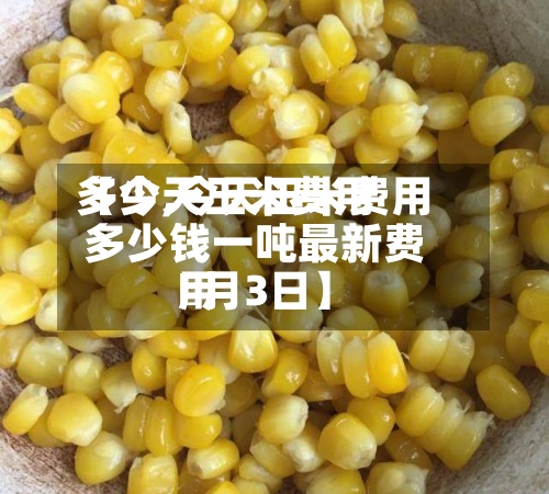 【今天玉米费用
多少,今天玉米费用
多少钱一吨最新费用
卄月3日】-第2张图片