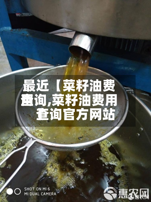 最近【菜籽油费用查询,菜籽油费用查询官方网站】
