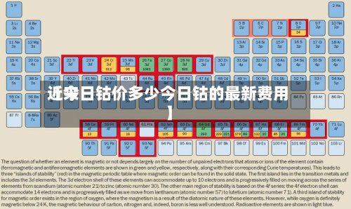 近来【今日钴价多少今日钴的最新费用】-第3张图片