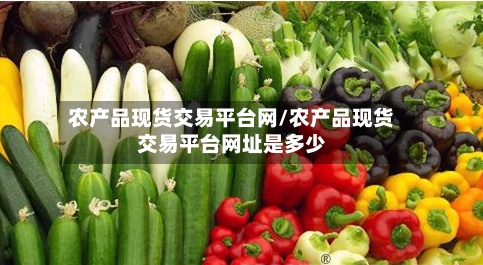 农产品现货交易平台网/农产品现货交易平台网址是多少-第3张图片