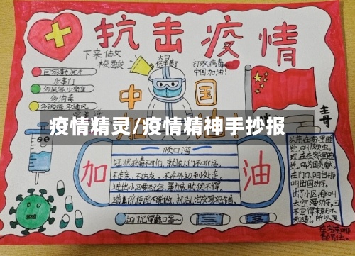 疫情精灵/疫情精神手抄报-第2张图片