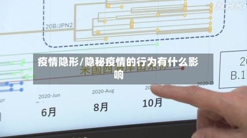疫情隐形/隐秘疫情的行为有什么影响