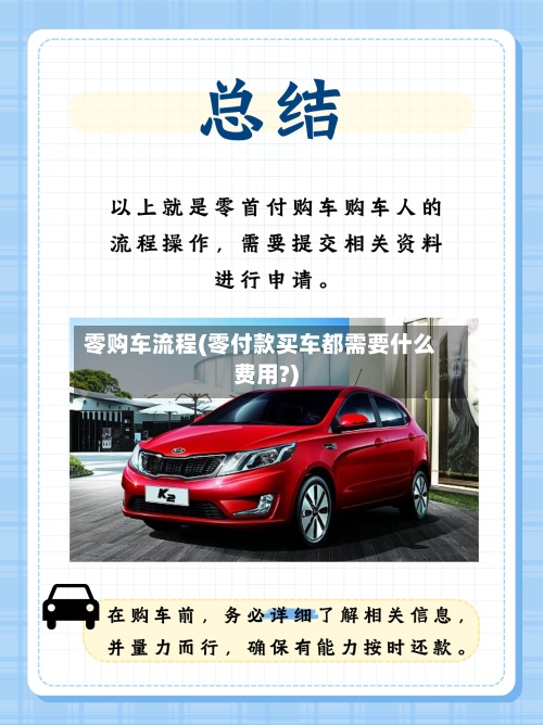零购车流程(零付款买车都需要什么费用?)