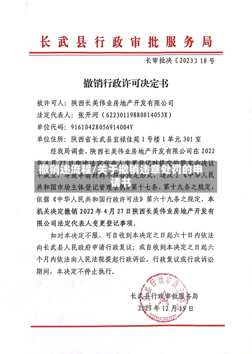 撤销违流程/关于撤销违章处罚的申请书-第2张图片